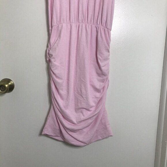 Sundry Women’s Pink Ruched RacerBack Tank Dress size 2 New With Tags - Picture 6 of 12